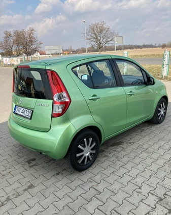 Suzuki Splash cena 14500 przebieg: 148234, rok produkcji 2009 z Paczków małe 121
